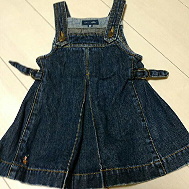 Ralph Lauren(ラルフローレン)の90㎝　デニムジャパースカート キッズ/ベビー/マタニティのベビー服(~85cm)(ワンピース)の商品写真