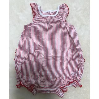 プチバトー(PETIT BATEAU)の美品 Petit Bateau ベビーワンピ 6M 67cm(ワンピース)