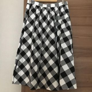 ドットアンドストライプスチャイルドウーマン(Dot&Stripes CHILDWOMAN)のDot&Stripes ギンガムチェックスカート(ひざ丈スカート)