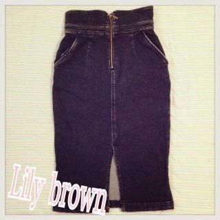 リリーブラウン(Lily Brown)のLily brown ペンシルスカート♡(ひざ丈スカート)