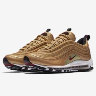 ナイキ(NIKE)のナイキ エアマックス 97  NIKE AIR MAX  メタリックゴールド(スニーカー)