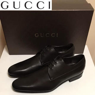 グッチ(Gucci)のりゅうパパ様 専用 グッチ ロングノーズ 外羽根 3ホール レザー シューズ(ドレス/ビジネス)