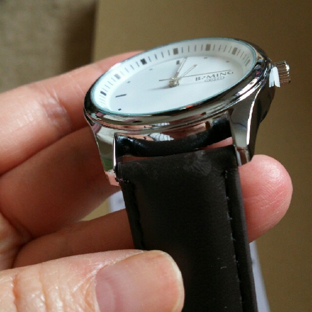 B:MING LIFE STORE by BEAMS(ビーミング ライフストア バイ ビームス)のレザーベルトシンプルウオッチ 付録、ワケ有り レディースのファッション小物(腕時計)の商品写真
