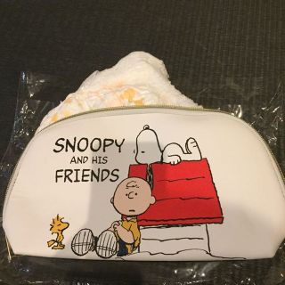 スヌーピー(SNOOPY)の新品スヌーピー オムツポーチ  小物入れ バック(その他)