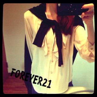 フォーエバートゥエンティーワン(FOREVER 21)のforever21ブラウス＊(シャツ/ブラウス(長袖/七分))