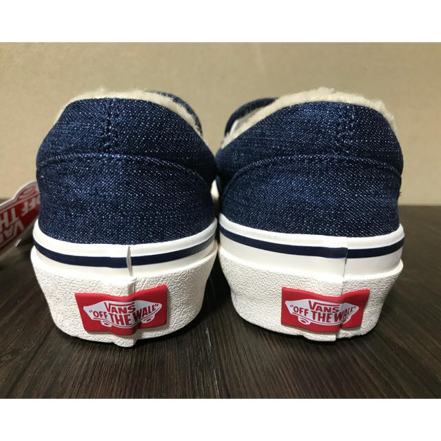 VANS(ヴァンズ)の廃番カラー VANS SLIP ON BLUE DENIM スリッポン 22.0 レディースの靴/シューズ(スニーカー)の商品写真