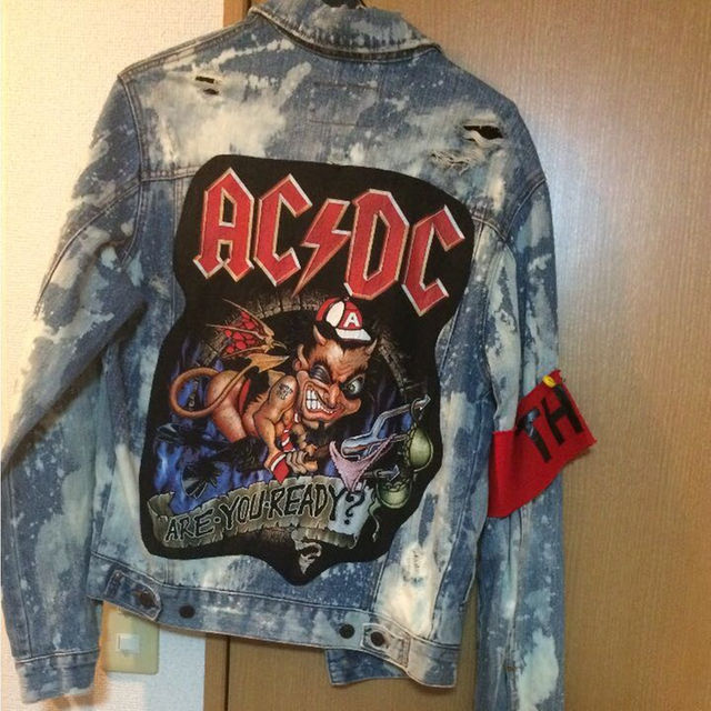 AC/DC by あ's sho｜ラクマ リメイク デニムジャケットの通販 最安値格安