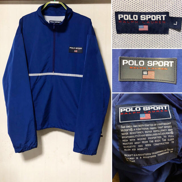 90s POLO SPORT ポロスポーツ アノラック ナイロンジャケット | フリマアプリ ラクマ