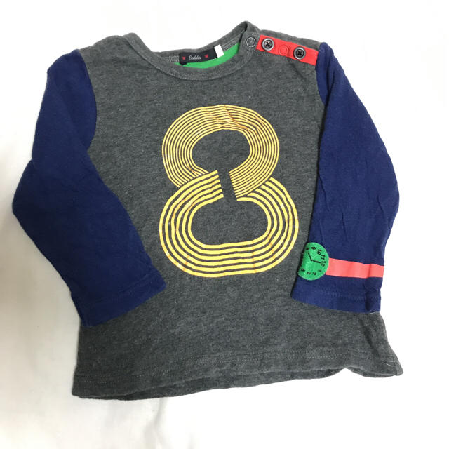 mou jon jon(ムージョンジョン)の90サイズ ロングTシャツ キッズ/ベビー/マタニティのキッズ服男の子用(90cm~)(Tシャツ/カットソー)の商品写真