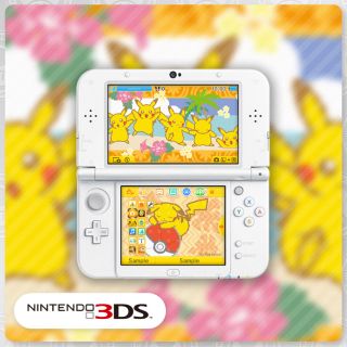 ニンテンドー3DS(ニンテンドー3DS)のニンテンドー3DSテーマ ポケモン ピカチュウ カービィ(携帯用ゲームソフト)