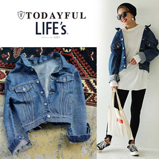 TODAYFUL Drop shoulder Denim JKのサムネイル