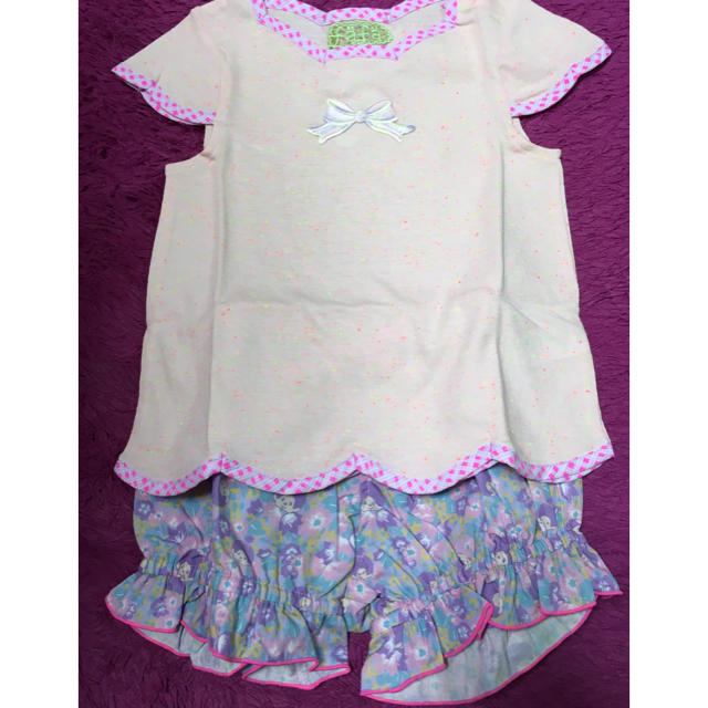 fafa(フェフェ)のfafa♡ピンクTOPS・モンチッチブルマSET キッズ/ベビー/マタニティのキッズ服女の子用(90cm~)(パンツ/スパッツ)の商品写真