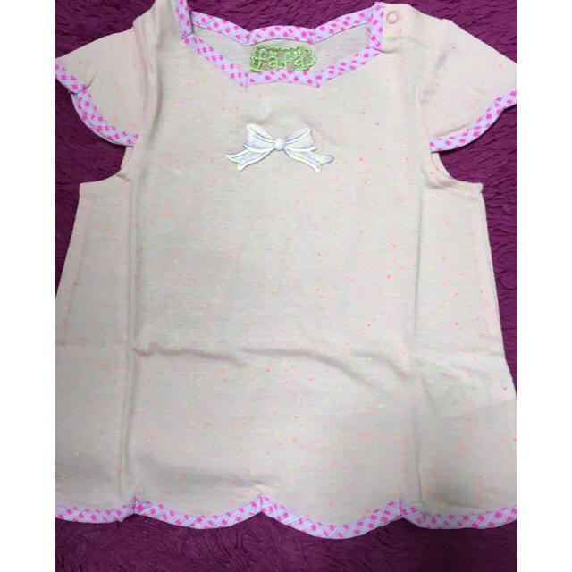 fafa(フェフェ)のfafa♡ピンクTOPS・モンチッチブルマSET キッズ/ベビー/マタニティのキッズ服女の子用(90cm~)(パンツ/スパッツ)の商品写真