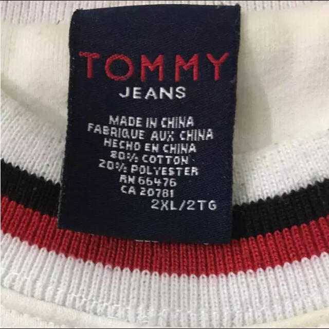 TOMMY(トミー)のTOMMY JEANS トレーナー❗️2XL メンズのトップス(スウェット)の商品写真