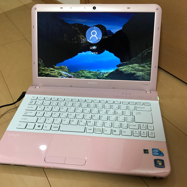 可愛いピンクのVAIO❤️初心者や女性におすすめ✨事務作業OKのノート