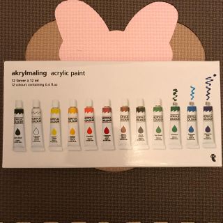 フライングタイガーコペンハーゲン(Flying Tiger Copenhagen)の再値下げ！！新品★アクリル絵の具 フライングタイガー(絵の具/ポスターカラー)