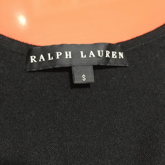 POLO RALPH LAUREN(ポロラルフローレン)のRALPH LAUREN ラルフローレン カシミヤ ワンピース  ブラック レディースのワンピース(ひざ丈ワンピース)の商品写真