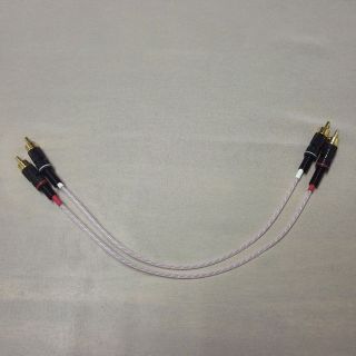 オーグライン+Pt RCAケーブル 35cm 中古(その他)