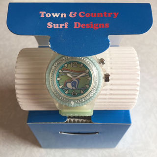 タウンアンドカントリー(Town & Country)の【未使用品】Town&country surf design 腕時計(腕時計)
