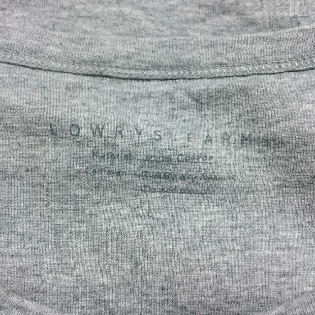 LOWRYS FARM(ローリーズファーム)のLOWRYS FARM グレーロンT レディースのトップス(Tシャツ(長袖/七分))の商品写真