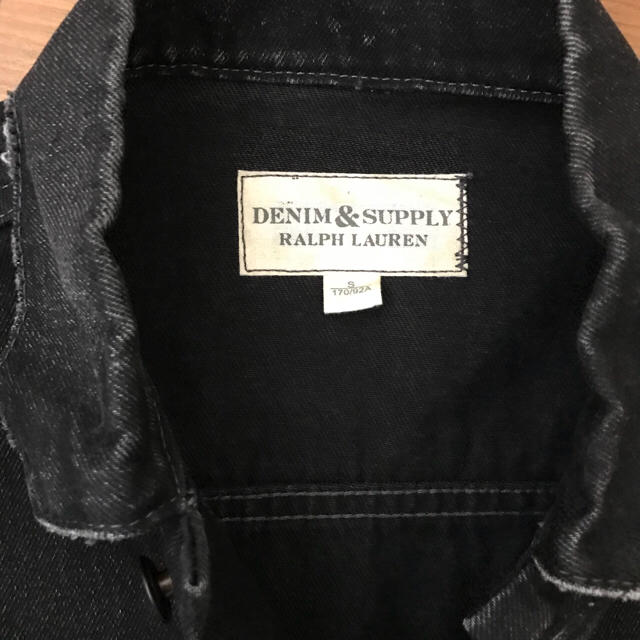 Denim & Supply Ralph Lauren(デニムアンドサプライラルフローレン)のラルフローレン  Denim & Supply  Gジャン S ブラック メンズのジャケット/アウター(Gジャン/デニムジャケット)の商品写真