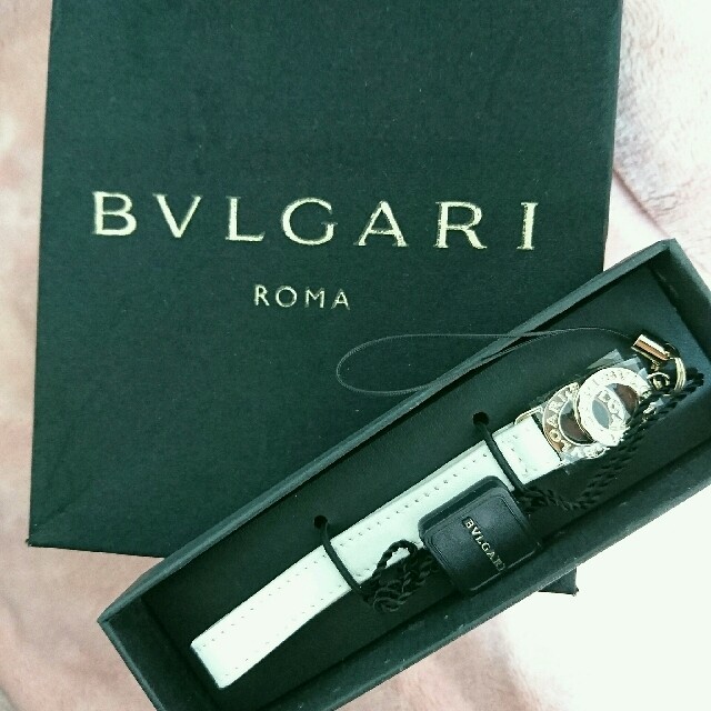 BVLGARI(ブルガリ)のBVLGARI レザーストラップ レディースのファッション小物(キーホルダー)の商品写真