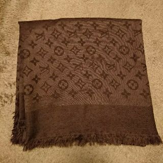 ルイヴィトン(LOUIS VUITTON)のヴィトン 正規品 大判ストール ショール louis vuitton マフラー (ストール/パシュミナ)