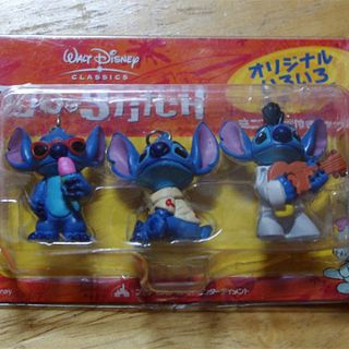 ディズニー(Disney)のレア非売品★リロ＆スティッチ ミニフック付チャーム3体セット  ディズニー(チャーム)