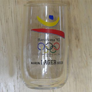 激レア★バルセロナオリンピック限定グラス キリンビール 五輪 非売品 美品(グラス/カップ)