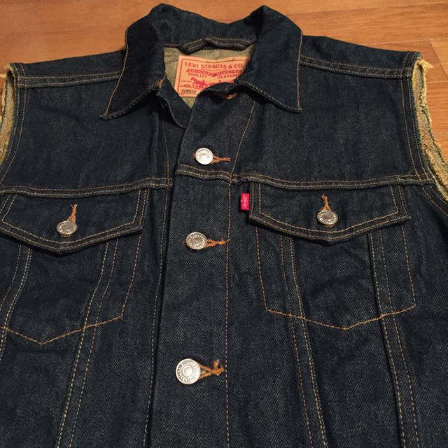 Levi's(リーバイス)のLEVIS 70507ベスト(美品です) USA.LEVI メンズのトップス(ベスト)の商品写真