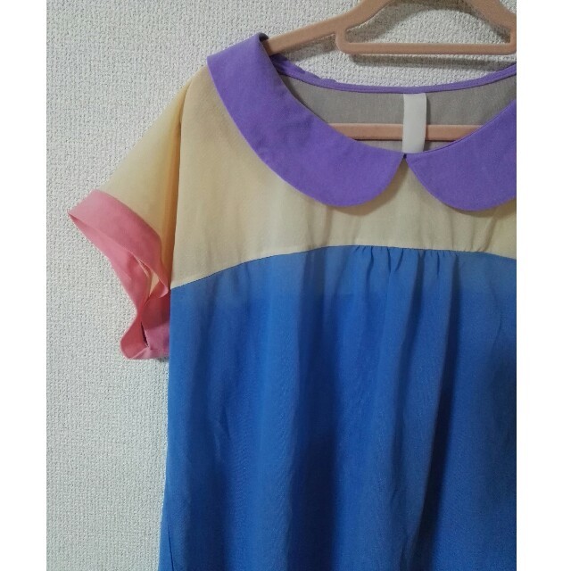 I am I(アイアムアイ)のI am I ブラウス　シースルー レディースのトップス(シャツ/ブラウス(半袖/袖なし))の商品写真