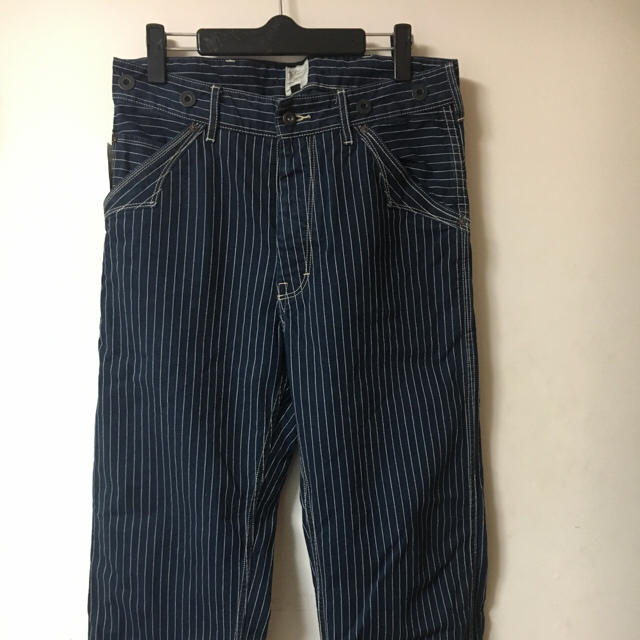 schott(ショット)の新品 Schott/ショット/ヒッコリー ワークパンツ 30インチ メンズのパンツ(ワークパンツ/カーゴパンツ)の商品写真