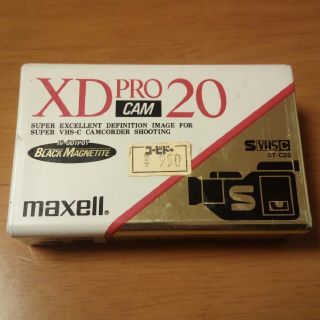 マクセル(maxell)の【新品】XD PRO CAM スーパーVHS-Cプロバージョン超解像画面撮影用(その他)