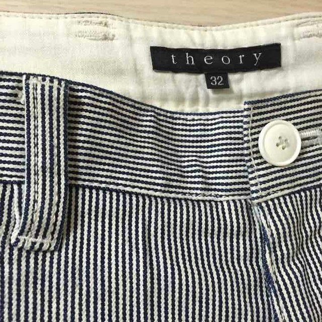 theory(セオリー)のused セオリーtheory ヒッコリーパンツ 32 メンズのパンツ(チノパン)の商品写真