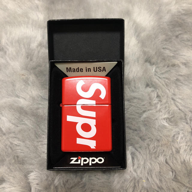 supreme logo zippo