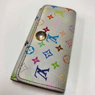 ルイヴィトン(LOUIS VUITTON)のルイヴィトン マルチカラー ホワイト キーケース(キーケース)