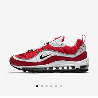 シュプリーム(Supreme)の新品未使用 AIRMAX98 RED 25cm(スニーカー)