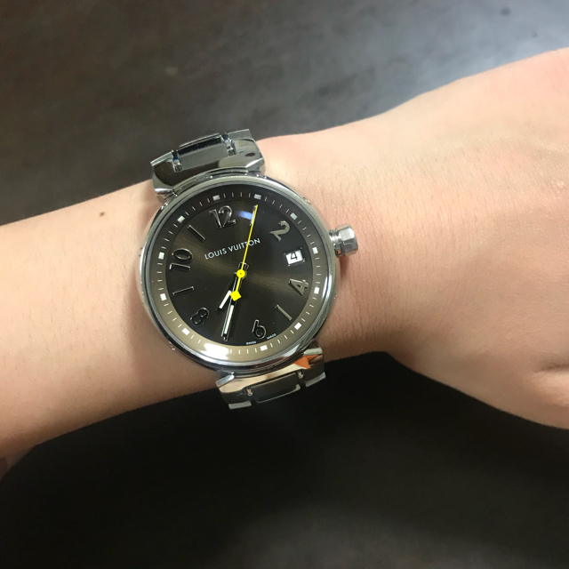 LOUIS VUITTON(ルイヴィトン)のルイヴィトン　モノグラムタンブールMM　腕時計 美品 レディースのファッション小物(腕時計)の商品写真