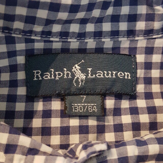 Ralph Lauren(ラルフローレン)の週末限定値下げ❗ラルフローレン☆チェックシャツ☆130 キッズ/ベビー/マタニティのキッズ服男の子用(90cm~)(ブラウス)の商品写真