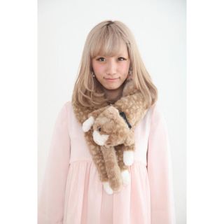 シロップ(syrup.)の♡週末限定値下げ♡ himitsu by syrup ぬいぐるみマフラー ねこ♡(マフラー/ショール)