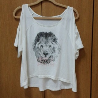 ヘザー(heather)のライオンTシャツ(Tシャツ(半袖/袖なし))
