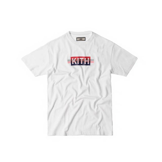 [L] kith strike box logo tee t-shirt