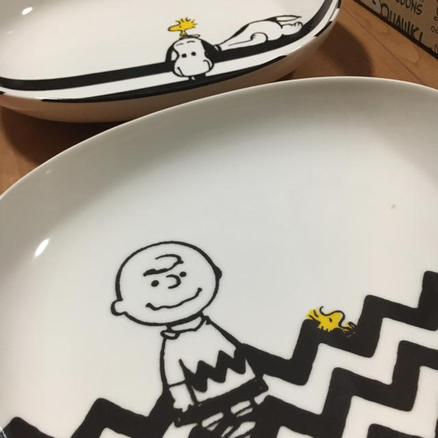 SNOOPY(スヌーピー)のスヌーピー カレー皿 2枚組 インテリア/住まい/日用品のキッチン/食器(食器)の商品写真