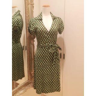 ダイアンフォンファステンバーグ(DIANE von FURSTENBERG)のDIANE von FURSTENBERG　ラップワンピース(ひざ丈ワンピース)