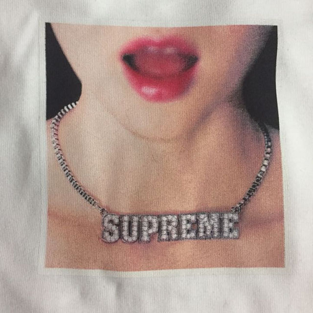 supreme  Necklace Tee  M ホワイト