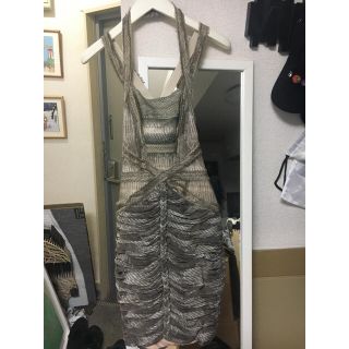 エルベレジェ(Herve Leger)のHerve Leger エルベレジェ ドレス サイズs 定価 483000円(ミニドレス)