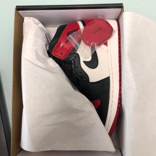 ナイキ(NIKE)のNIKE AIR JORDAN1 bred toe(スニーカー)