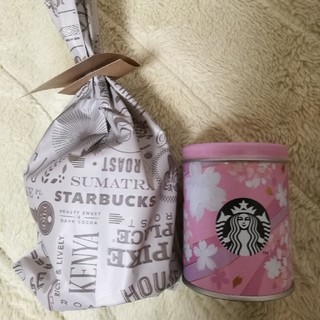 スターバックスコーヒー(Starbucks Coffee)の【SALE】２缶！！缶のみ　スタバ　クランチ　さくら(小物入れ)