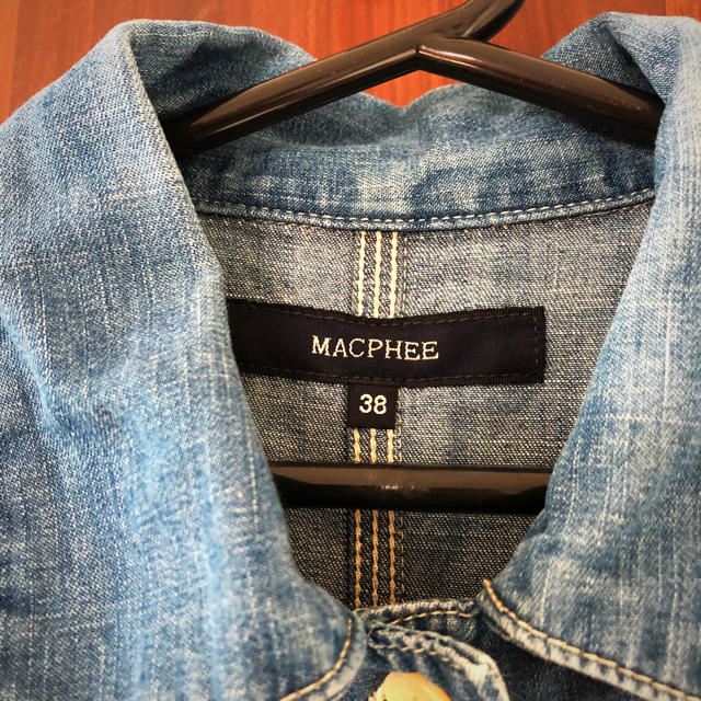 MACPHEE(マカフィー)のMACPHEE☆デニムワンピース レディースのワンピース(ひざ丈ワンピース)の商品写真