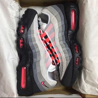 ナイキ(NIKE)のNIKE air max 95 solar red 27cm(スニーカー)